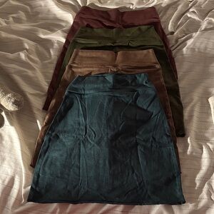 Chic Multi-Color Mini Skirt Collection